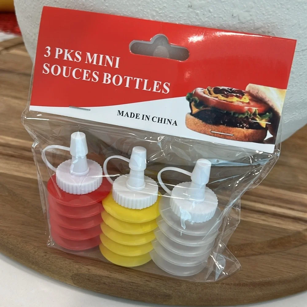 3PKS Mini Souces Bottles.